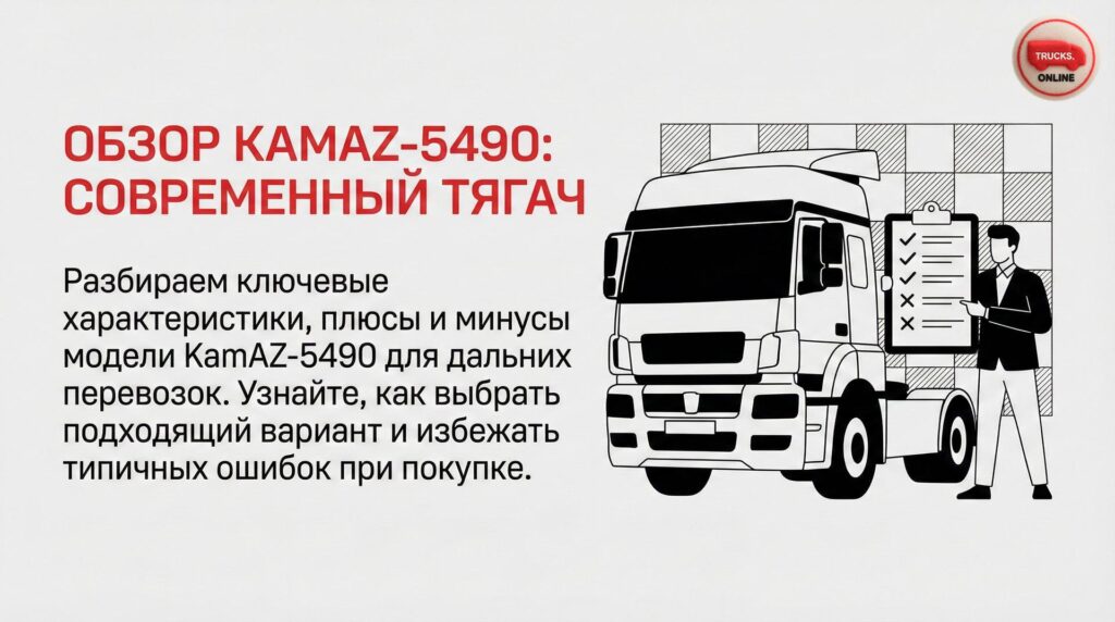 Разбираем ключевые характеристики, плюсы и минусы модели KamAZ-5490 для дальних перевозок. Узнайте, как выбрать подходящий вариант и избежать типичных ошибок при покупке.