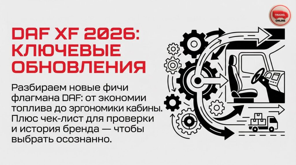 Разбираем новые фичи флагмана DAF: от экономии топлива до эргономики кабины. Плюс чек-лист для проверки и история бренда — чтобы выбрать осознанно.