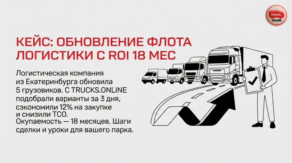 Кейс: обновление флота логистики с ROI 18 мес