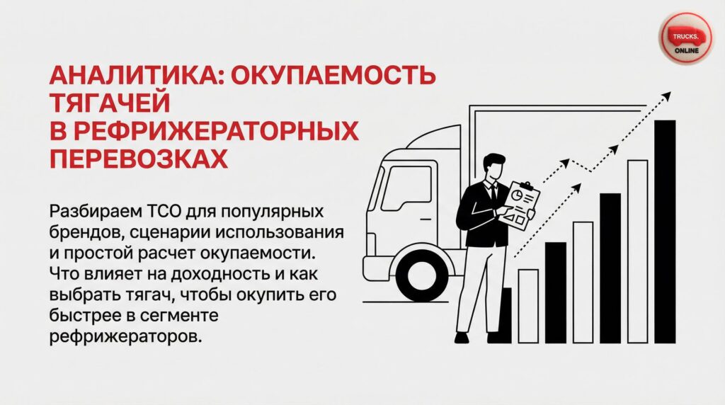 Аналитика: окупаемость тягачей в рефрижераторных перевозках