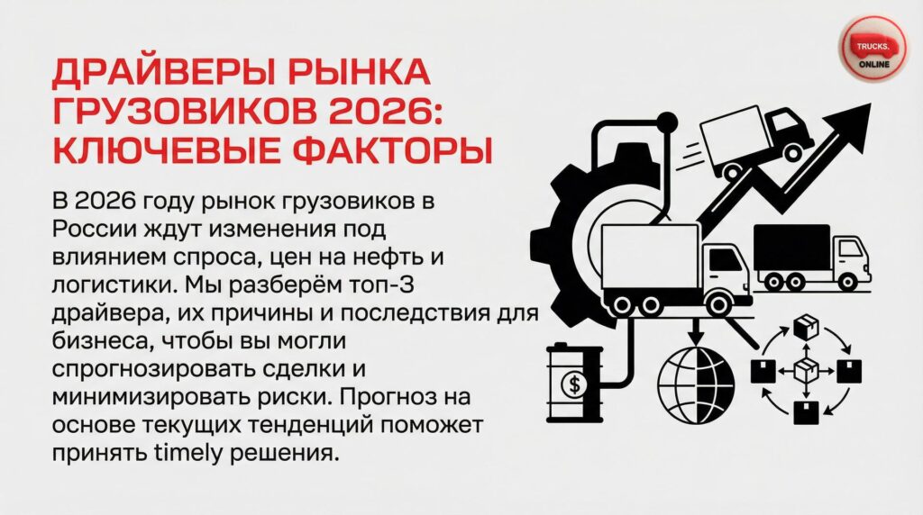 Драйверы рынка грузовиков 2026: ключевые факторы