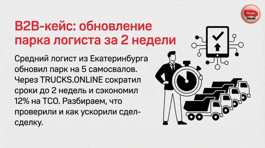 B2B-кейс: обновление парка логиста за 2 недели